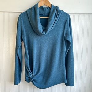 Size small handmade sweater cowl neck wool